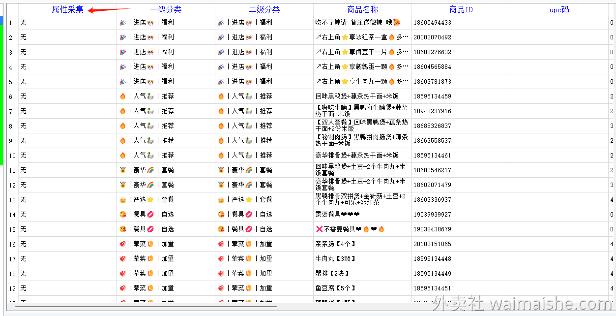 小云采集-竞对调研 采集 - 外卖社