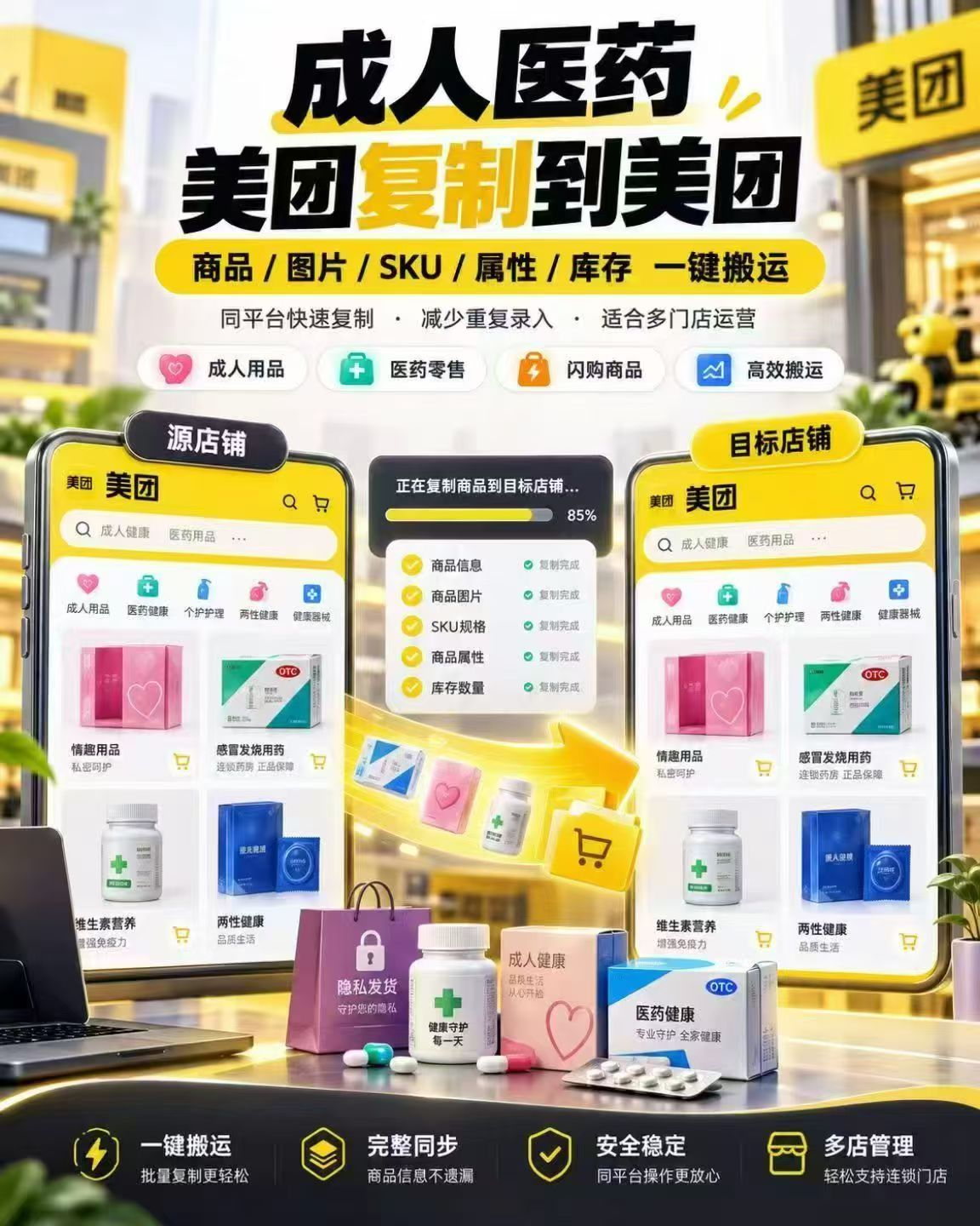 小熊猫全新版本发布，支持成人医药美团到美团  - 外卖社